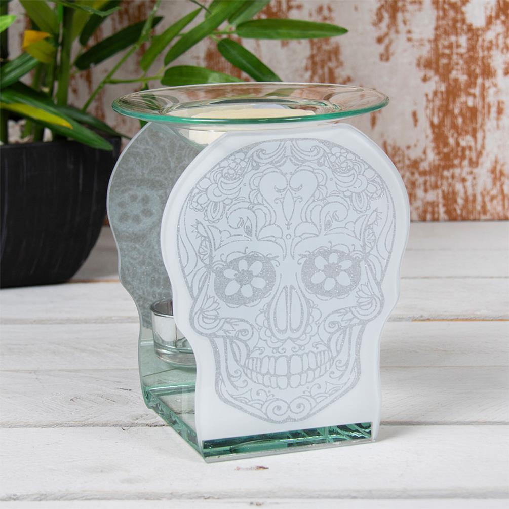 Desire Skull Glass Wax Melt Warmer Extra Image 1